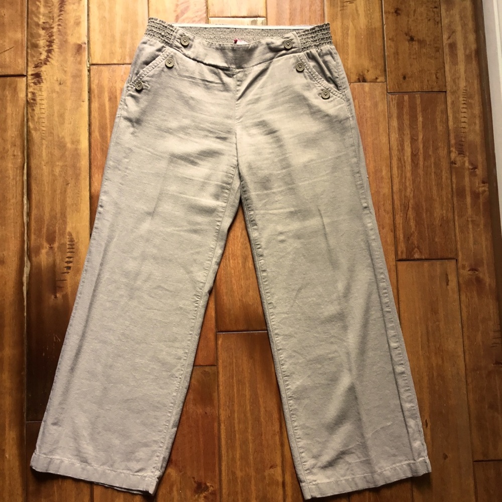 Candie’s Linen-Blend Dress Pants